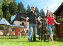 Grubers' Hunderesidenz in Bad Gastein - B�ckstein